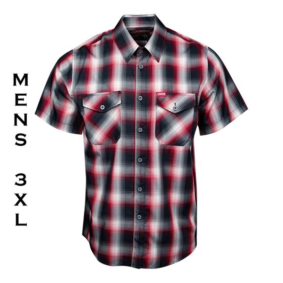 DIXXON FLANNEL - EQUALIZER Bamboo Shirt SS - Men's 3XL - Picture 1 of 9